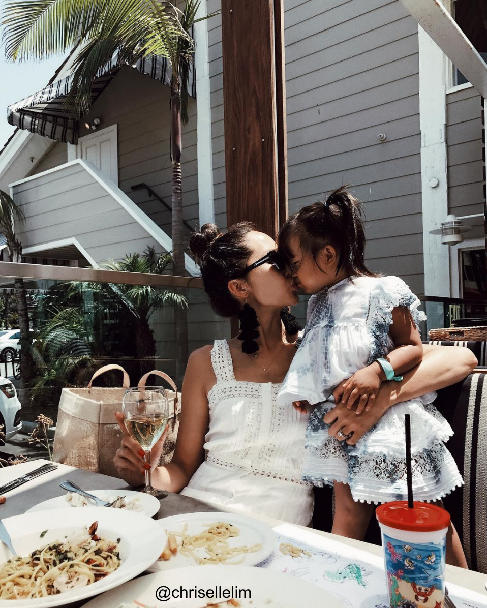 chrisellelim and her daughter