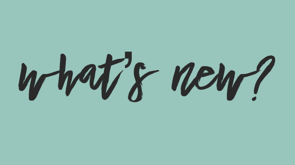 What's New: March 25